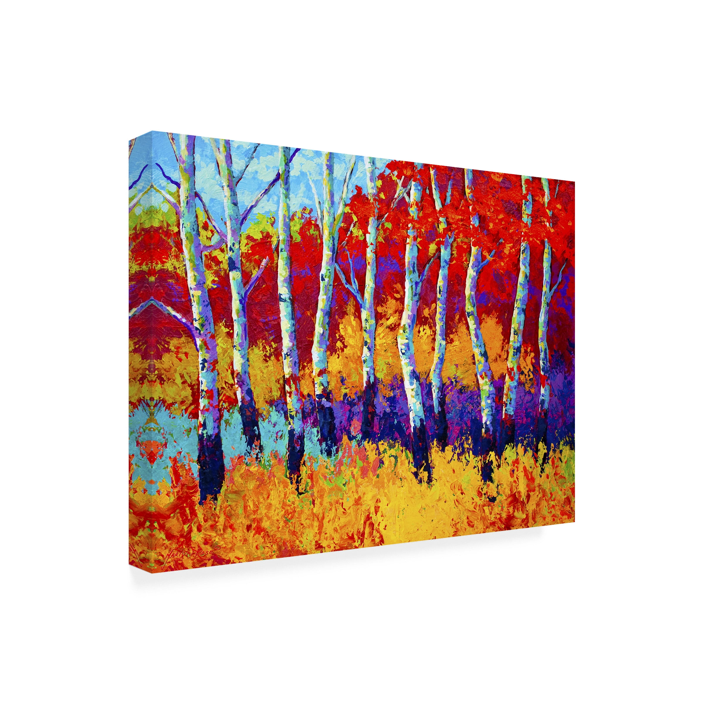 Marion Rose 'Autumn Riches' Outdoor Canvas 18x24