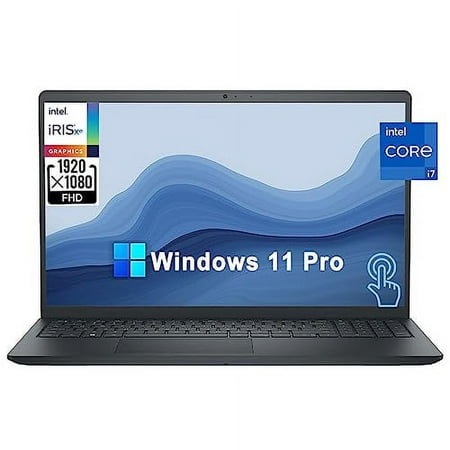 Dell Inspiron 15 3000 3530 Laptop Computer [Windows 11 Pro], 15.6" FHD Touchscreen, 13th Gen Intel 10-Core i7-1355U, 64GB RAM, 1TB PCIe SSD, Iris Xe Graphics, Numeric Keypad, Wi-Fi 6, Webcam, HDMI