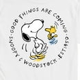 thumbnail image 3 of Peanuts - Good Things Are Coming Circle - Men's Short Sleeve Graphic T-Shirt, 3 of 6