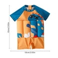 thumbnail image 5 of Kids Swimming Vest Short Sleeve Chlorine Resistant Fabric Buoyance Aid Boys Safety Swimwear for Water Activity, 5 of 12