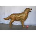 thumbnail image 2 of Nifao Labrador Retriever Dog Bronze Statue Light Color Finish – Garden Outdoor Decor Sculpture, 56"L x 13"W x 36"H, 2 of 12