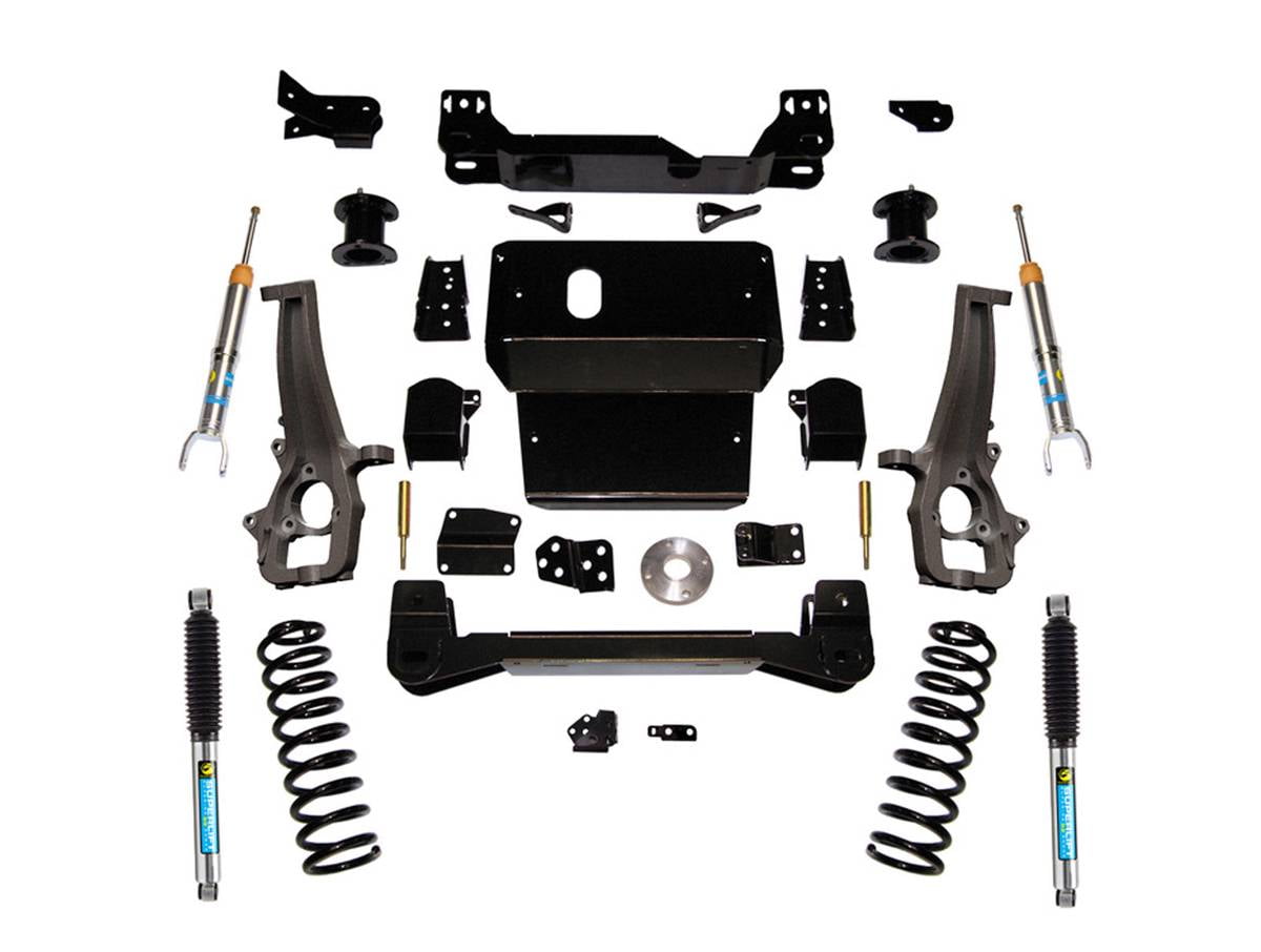 Superlift | K192 | 4" Lift Kit - Complete Lift Kit with Front & Rear Superlift Shadow Series Shocks and Lower Link Arms | Fits 2018-2024 Jeep Wrangler 4 Door