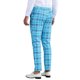 thumbnail image 3 of Pantalones de traje de hombre de corte regular de cuadros Inspire Chic, con frente plano y cintura elástica, 28 Azul Brillante, 3 of 6