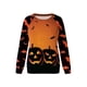 thumbnail image 2 of TRKIYQC Sudadera de Halloween para Mujer con Estampado de Dibujos Animados, Versión Suelta Informal Traje Festivo de Manga Larga con Cuello Redondo TRKIYQC moda, 2 of 8