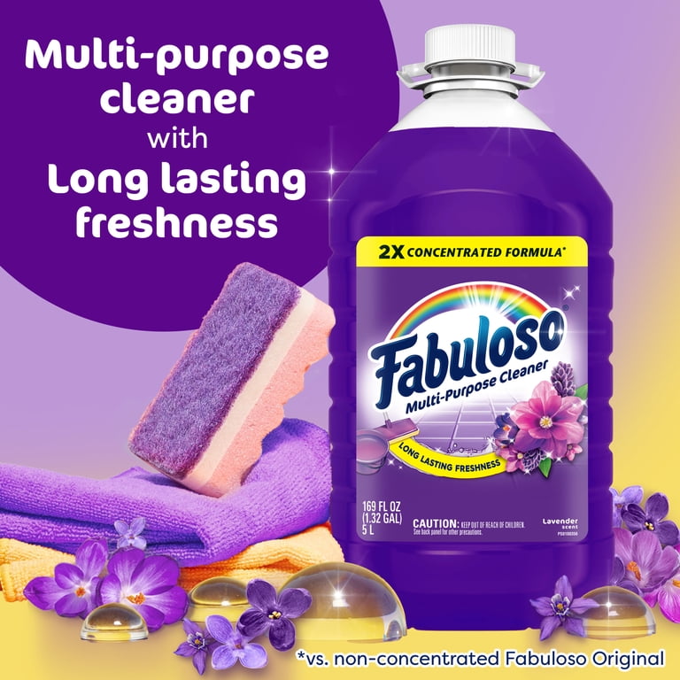 Fabuloso 2X Multi-Purpose Cleaner, Lavender, 169 fl oz photo 2