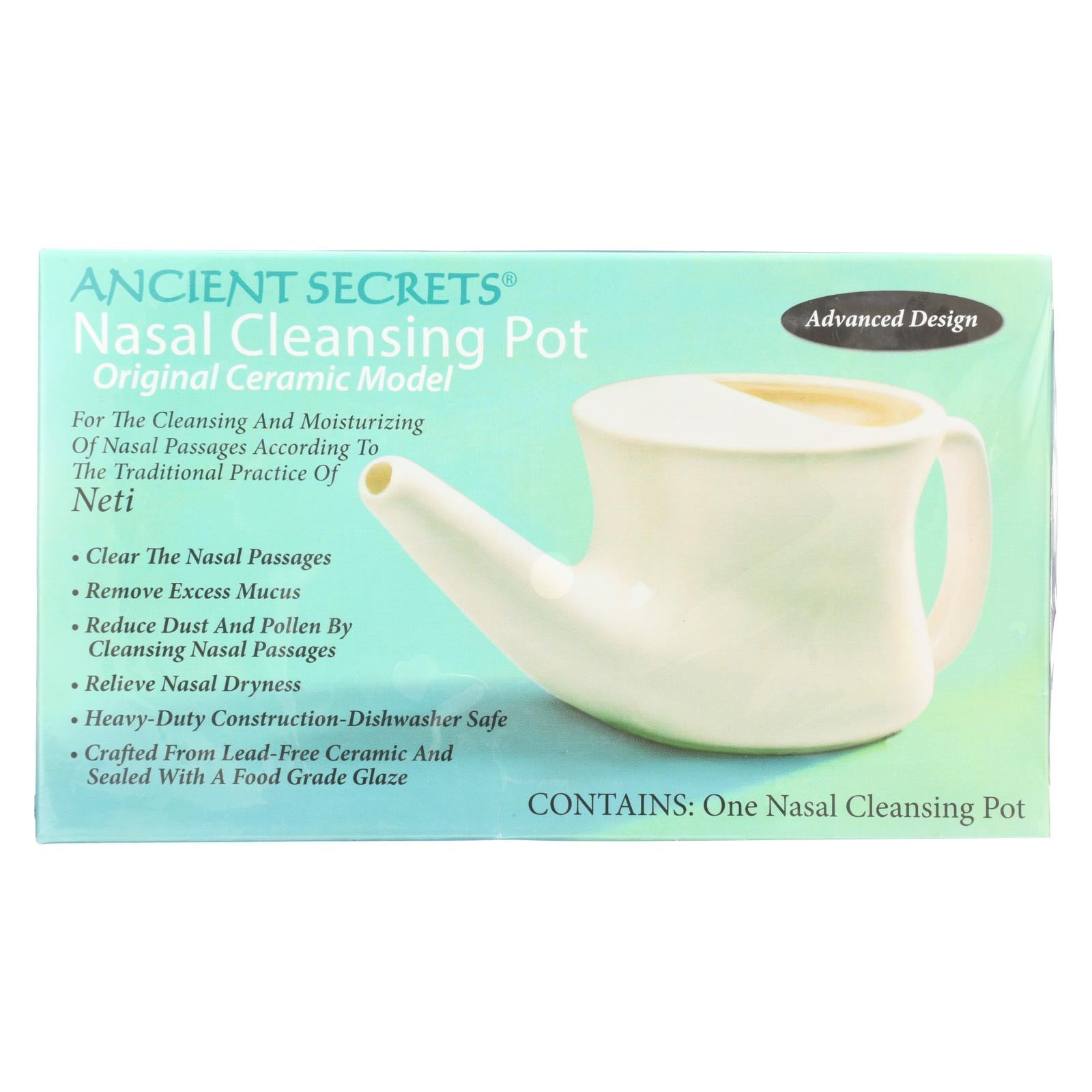 Ancient Secrets Neti Pot - Nasal Cleansing