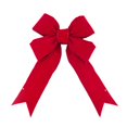 thumbnail image 1 of Vickerman L131318 Nœud en Velours Rouge pour Intérieur - 6 & 18 x 23 Po., 1 of 1