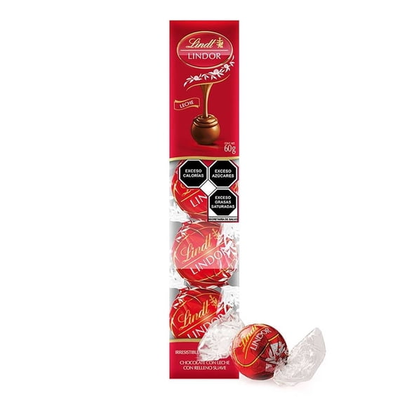 Trufas de chocolate Lindt Lindor con leche 60 g