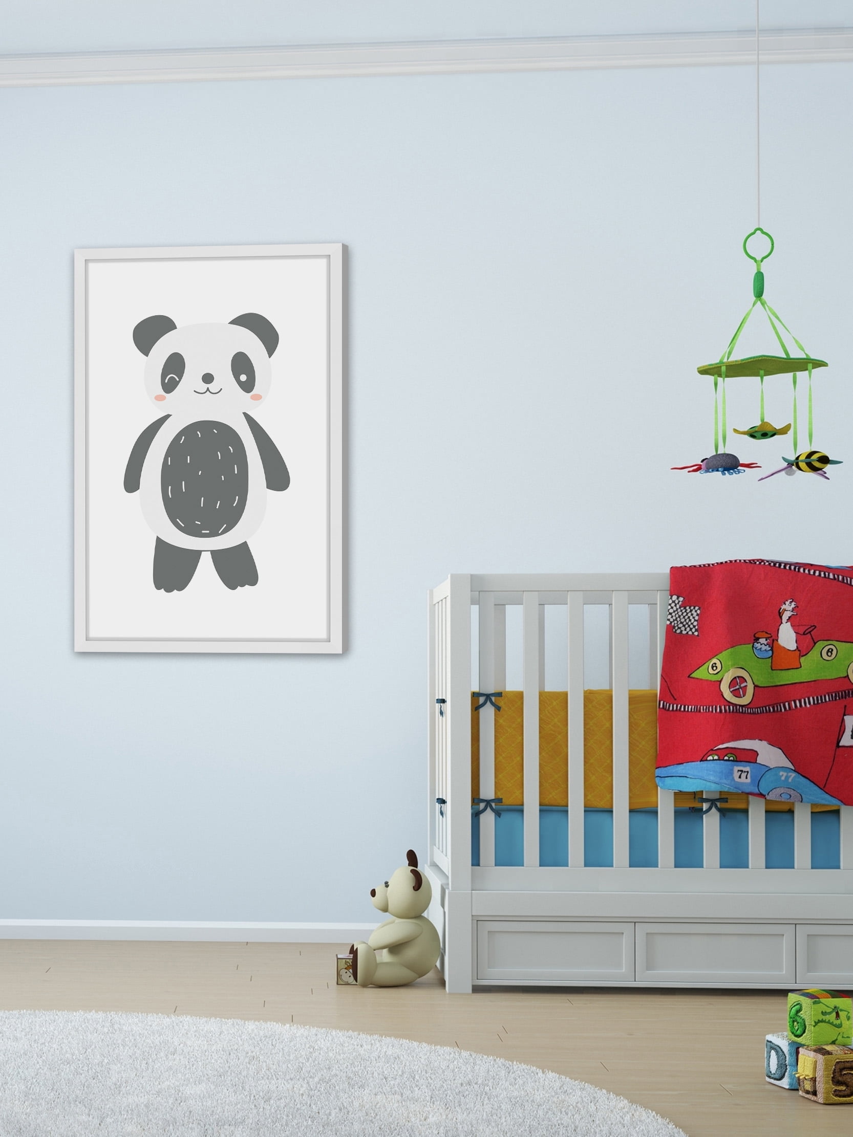 "Panda Bear" Framed Painting Print