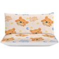 thumbnail image 3 of HAHDAXIA Cute Dog Pattern Bedding Solid Comforter Set for All Seasons,3 Pieces(1 Comforter+2 Pillowcases),Soft Microfiber Bedding Set Twin(86"x70"), 3 of 7