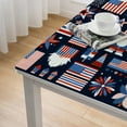 thumbnail image 4 of nygtbtfer Rectangle Dining Table Cloths, Tablecloth American Star Flag Tables Cover for Kitchen Dinner Indoor Outdoor Holiday Party Decor, 4 of 7