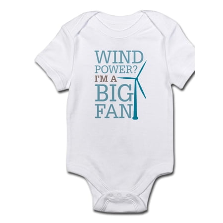 

CafePress - Wind Power Big Fan Infant Bodysuit - Baby Light Bodysuit