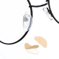 thumbnail image 4 of Uxcell Almohadillas para gafas, 20 pares de almohadillas adhesivas de silicona suave estilo cámara de aire 1, transparente, 4 of 4