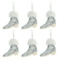 thumbnail image 3 of Disco Hanging Boot Ornament (Silver) - Set of 6, 3 of 4