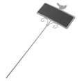 thumbnail image 3 of Metal Plant Label Garden Markers Metal Plant Tags Garden Label Stake Chalkboard Plant Name Stakes Label For Outdoor Garden, 3 of 5