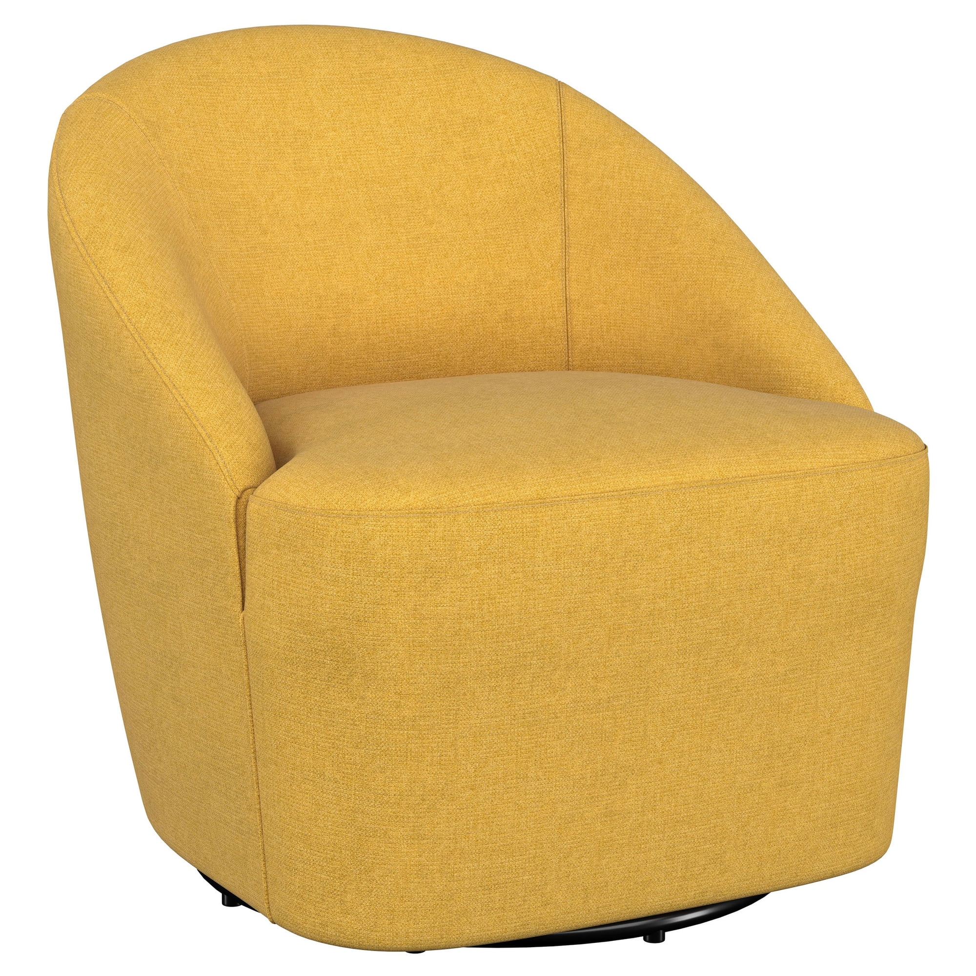 leon upholstered barrel accent swivel product