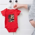 thumbnail image 5 of Betty Boop Biker Flaming Skull Tattoo Bodysuit Jumper Girls Infant Baby Brisco Brands 12M, 5 of 6