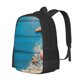 thumbnail image 1 of Disketp Shells and Starfish Mochila Minimalista de Gran Capacidad, Mochila de Viaje para Escuela, Trabajo o Uso Diario, 1 of 6