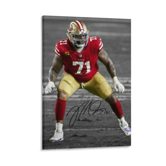 Trent Williams Canvas Poster Wall Art Poster Scroll Canvas Painting Picture Living Room Decor Home 24x36inch(60x90cm)