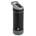 thumbnail image 2 of TAL Stainless Steel Ranger Straw Kids Water Bottle 18oz, Black, 2 of 6