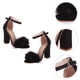 thumbnail image 3 of 1 par de sandalias de verano para mujer, zapatos de tacón alto para mujer, sandalias sexis de tacón grueso, 3 of 5