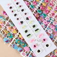 thumbnail image 5 of RAGUPEL 24Pcs Press on Nails for Kids,Pink Flowers Kids Fake Nails,Comfortable to Wear Without Damaging Nails Press on Nails,Style1, 5 of 6