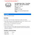 thumbnail image 2 of Front Right Brake Caliper - Compatible with 2005 - 2007 Ford Five Hundred 2006, 2 of 2