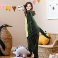 thumbnail image 2 of Alaiyaky Onesies Pajamas Unisex Adult for Women Men Animal Costume Cute Onesies Flannel Cartoon Cosplay Halloween Sleepwear Christmas New Year gifts, 2 of 7
