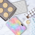 thumbnail image 5 of 2 Pack Pot Holders for Kitchen Heat Resistant Hot Pads Sets for Cooking Baking Pastel Rainbow Tie-dye, 5 of 7