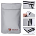 thumbnail image 4 of Fireproof Document Bag, Fireproof and Waterproof Envelope Holder, Protect Your Valuables, Documents, Money, Jewelry, Zipper for Maximum Protection, 4 of 9