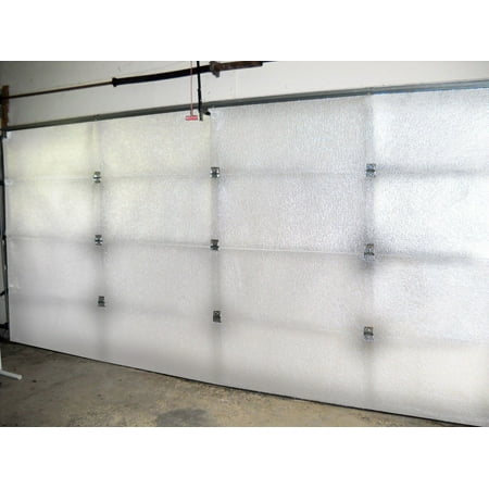 

Double 16 Lx8 H Garage door White Reflective Foam (not cheap bubble) 5 panel 16 Lx8 H