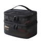 thumbnail image 1 of Bolsa de Transporte Transparente de Dos Capas para Artículos de Aseo de Viaje, Capacidad Grande, Negro, 1 of 2