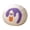 Purple, variant on HOARBOEG Cute White Ghost Shaped Throw Pillow, Spooky Halloween Decorative Cushion, Soft Plush Accent Pillow for Couch Sofa Bed, Teens Bedroom Decor, 13.5 x 11.5 in