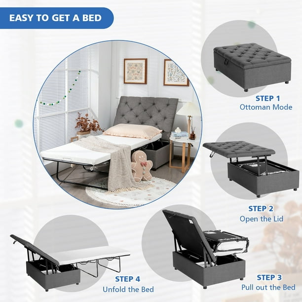 Ottoman pull sale out bed