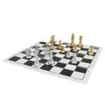 thumbnail image 4 of Juego de ajedrez Internacional ANGGREK portátil galvanoplastia oro plata, 4 of 7