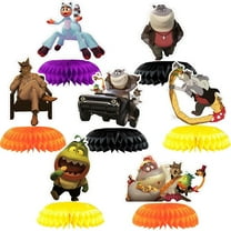 The Bad Guys Honeycomb Centerpieces 7pcs Birthday Party Decoration 3D Double Sided Table Decorations Party Supplies
