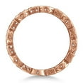 thumbnail image 2 of Antique Style Diamond Eternity Ring Band in 14k Rose Gold (0.36ct), 2 of 3