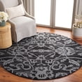 thumbnail image 2 of SAFAVIEH Anatolia Jamaar Floral Area Rug, Grey, 6' x 6' Round, 2 of 7