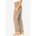 thumbnail image 3 of Roaman's Women's Plus Size Tall Classic Bend Over Pant, 3 of 6