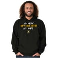 thumbnail image 5 of US Army Logo My Wife Hero Soldier Hoodie Hooded Sweatshirt Men Brisco Brands X, 5 of 6