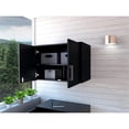 thumbnail image 3 of TUHOME Storage Cabinet - Wall Cabinet  Engineered Wood  in  Black, 3 of 7