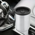 thumbnail image 4 of TKSE12V tasse chauffante pour voiture tasse chauffante pour voiture, tasse à café électrique de voyage en acier inoxydable de 450 ml 14 oz. Tasse thermos chauffante isolée, pour chauffer l'eau, 4 of 14