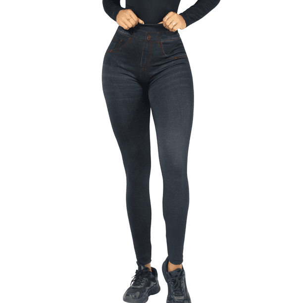Leggings de Mujer Estilo Mezclilla Unitalla Comodidad y Estilo en Leggins