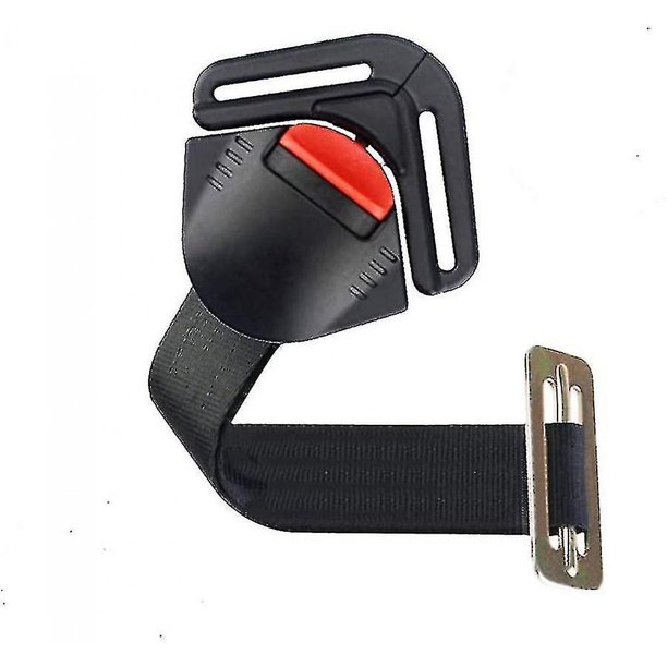 Asientos de coche Hebilla de entrepierna, clip Hebilla de bloqueo fija Cinturón de seguridad Arnés Cinturón de seguridad para el pecho Correa ajustable de 5 puntos para Niños, silla de paseo