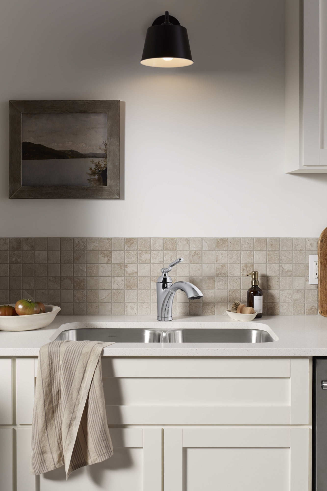 Sterling 24273 Ludington 1.5 GPM Single Hole Pull Out Kitchen Faucet - Chrome