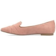 thumbnail image 6 of Journee Womens Mindee Slip On Pointed Toe Loafer Dress Flats, Widths Available, 6 of 10