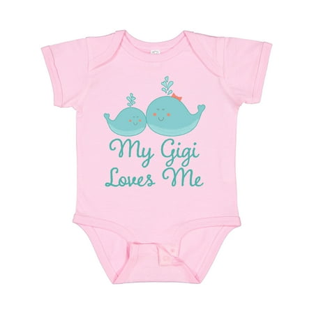 

Inktastic My Gigi Loves Me Gift Baby Boy or Baby Girl Bodysuit