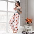 thumbnail image 5 of Gukieu Strawberry Print Women's Home Trousers, with Pockets and Drawstring Pajamas, Home Pajamas, Sleepwear-Medium, 5 of 6