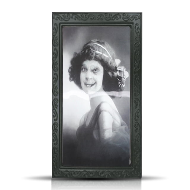 Inteprter Marco de fotos de Halloween Party Horror Scary PVC TPE Photo Home Hotel Haunted House Decoraciones Kits de decoración para fiestas No.02 Inteprter HA007572-02
