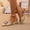 Beige, variant on KIJBLAE Women's Trendy Pointed Closed Toe Sandals, Chunky Block Heel Minimalist Style, Comfy Versatile Daily Spring Summer Shoes Beige 36